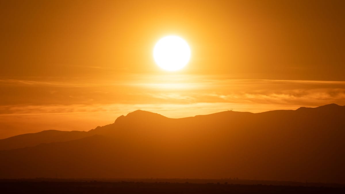 Aviso rojo AEMET por calor en la C. Valenciana