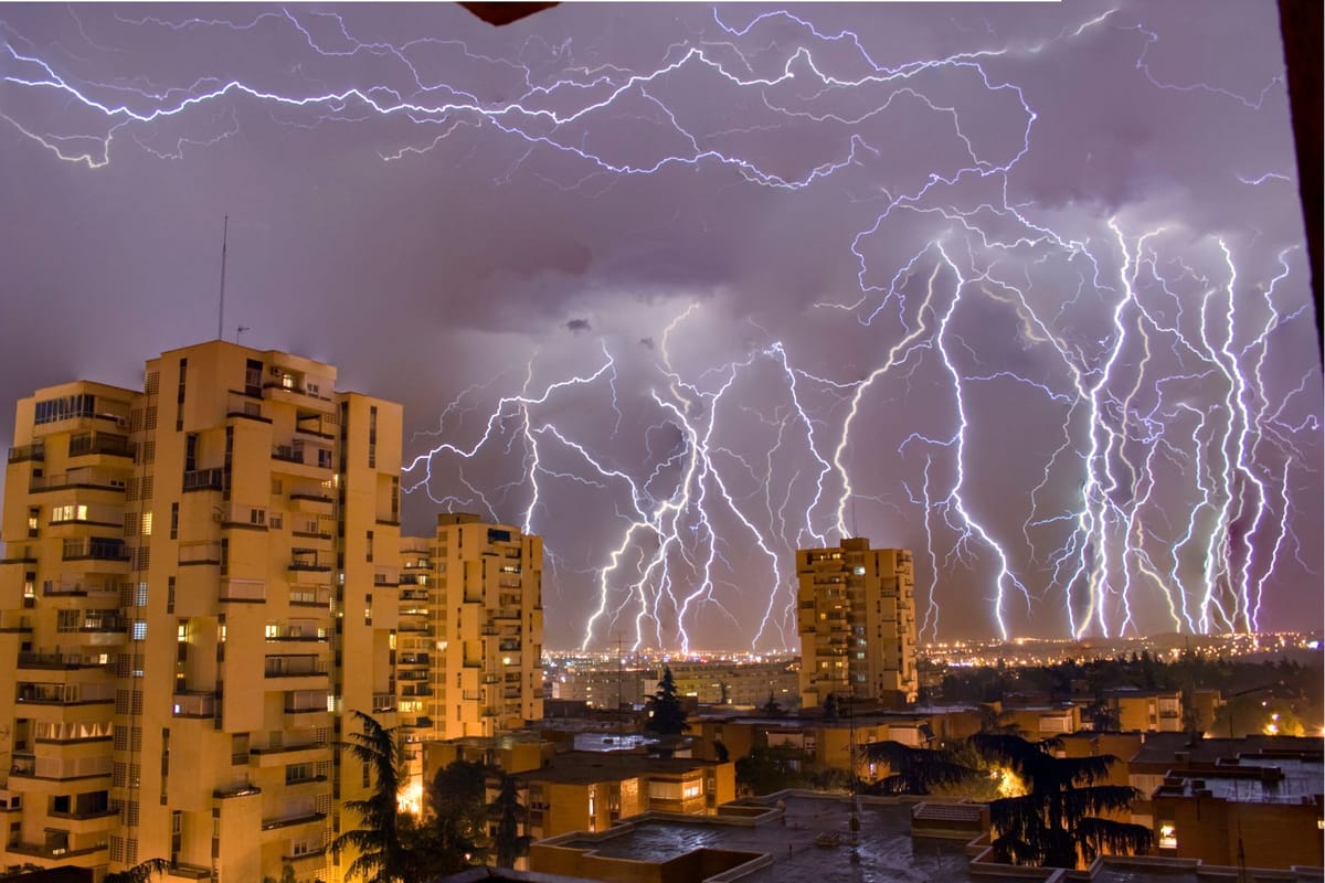 España pasa del calor extremo a una DANA con granizo